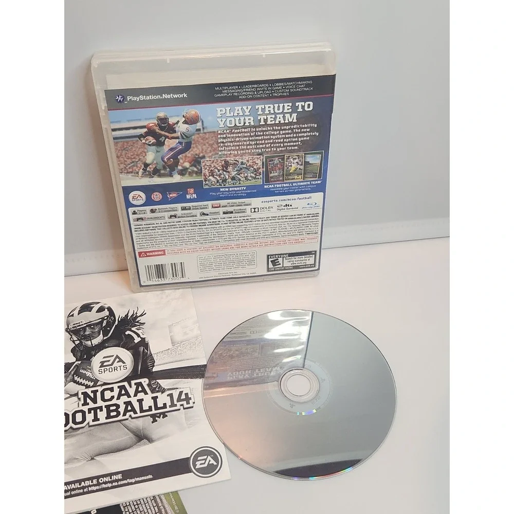 NCAA Football 14 (Sony PlayStation 3, PS3, 2013) CIB Tested Working